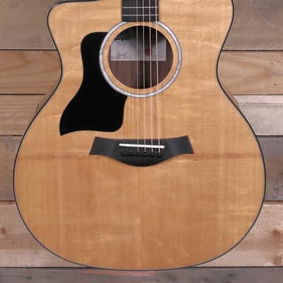 Taylor 214ce Plus Left-Handed Acoustic/Electric Guitar Natural w/ Case "Factory Demo" image 1