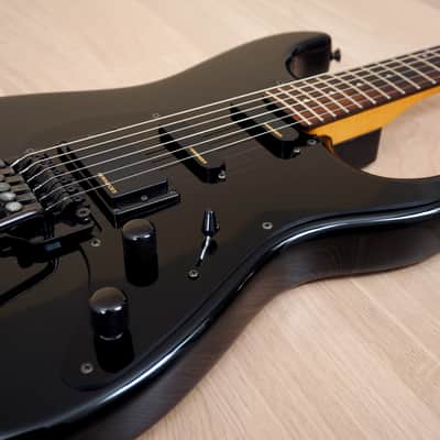 1989 Fernandes FST-50 The Function HSS Electric Guitar Black Japan