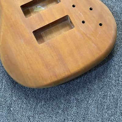 Mahogany Wood 5 String Bass Guitar Body image 5