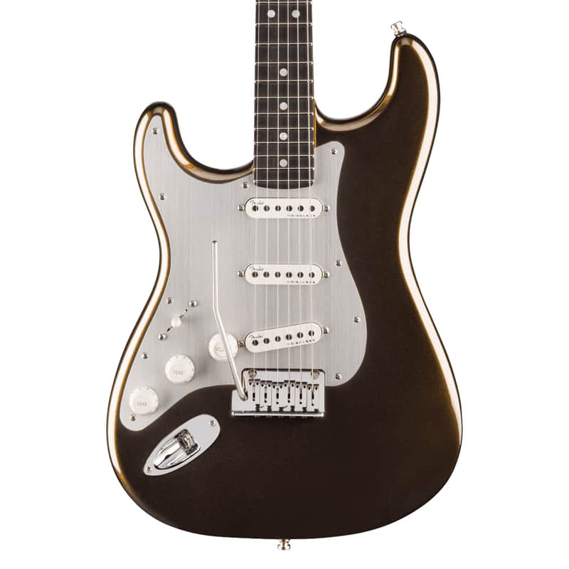 Fender American Ultra II Stratocaster Left-Hand - Texas Tea w/Ebony FB image 1