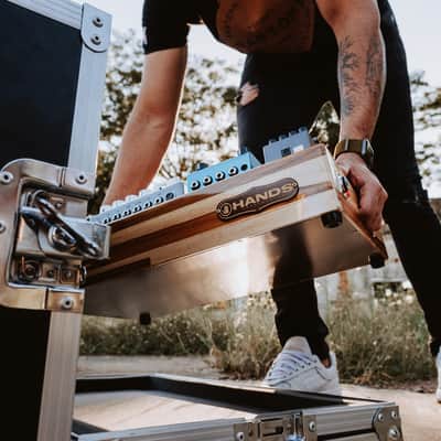 Hands Custom Pedalboard Supreme 20" X 16" image 7