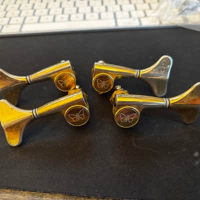 Fodera bass guitar tuners tuning machines gold 4 string 2:2 image 1