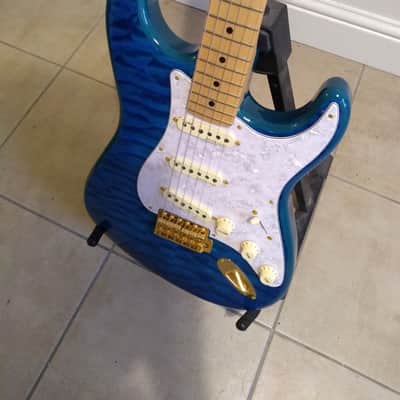 Fender MIJ Traditional II Stratocaster 2021 - Caribbean Blue image 5