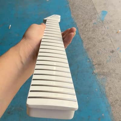 White Gloss Telecaster Guitar Neck, 22-Frets image 2