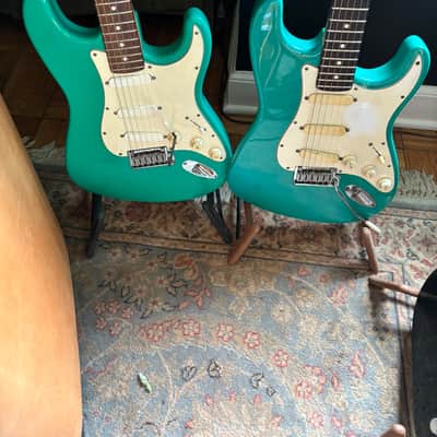 Fender Strat Plus Lace Sensors TBX Wilkinson Sperzels 1988 - Bahama Green image 11