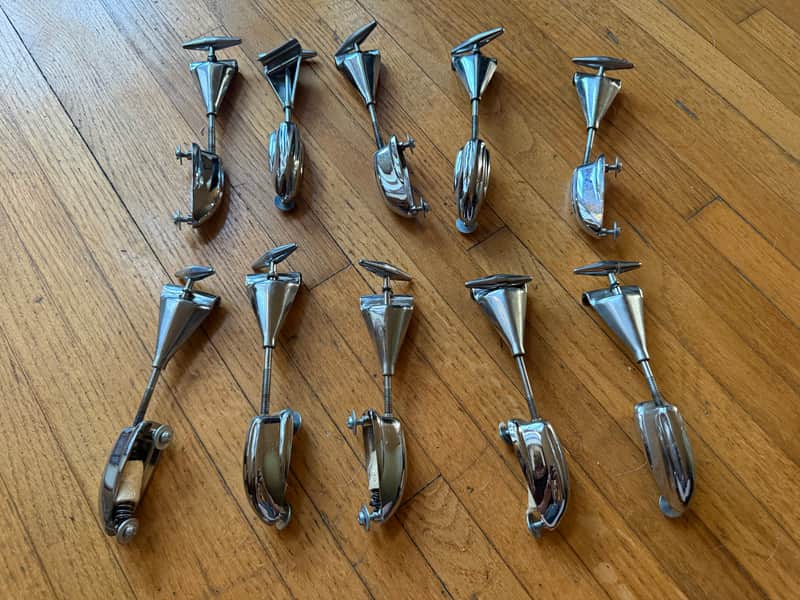 Slingerland Slingerland 10 - Bass Lugs + Torpedo T-Rods and Claws (6165-U-1065) 60's - chrome