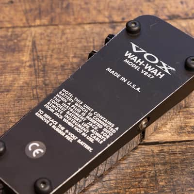 Vox V847 Wah 1994 - 2006 - Black / Chrome image 8