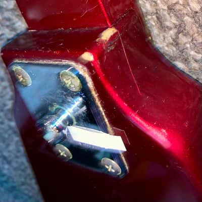Vintage 1982 Ibanez Rocket Roll II Flying V Fire Red electric guitar made in japan ohsc image 13