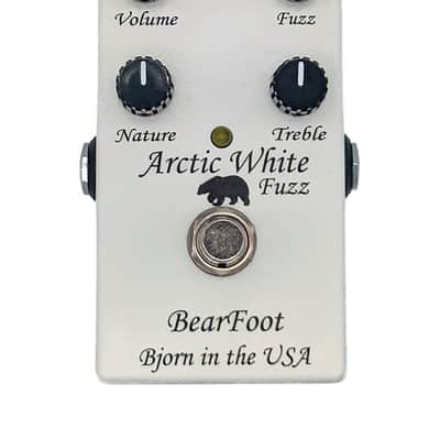 Bearfoot FX Arctic White Fuzz V2 Bjorn Juhl Design, Pedalboard Friendly Silicon Fuzz! image 4