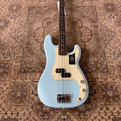 Fender 75th Anniversary Player II Precision Bass Rosewood in Daphne Blue W/Free Pro Setup image 6
