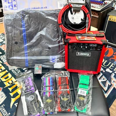 🎁 ELECTRIC GUITAR STARTER PACK 🎁 Cort G200SE~ Red + Laney Amp, Bag, Tuner image 4