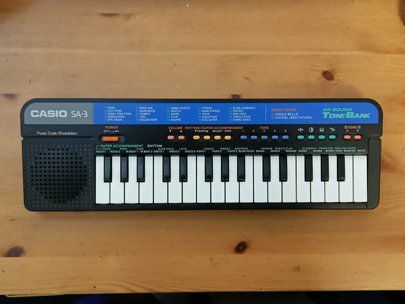 Casio SA-3 1995 - Black image 1