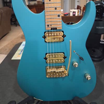Charvel Angel Vivaldi Signature Pro-Mod DK24-6 Nova 2023 - Lucerne Aqua Firemist image 2