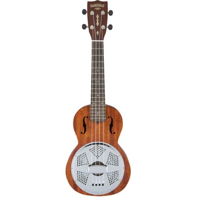Gretsch G9112 Resonator-Ukulele w/ Gig Bag - Honey Mahogany Stain image 3