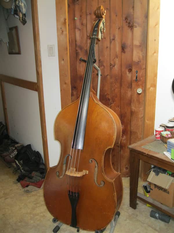 Juzek Double Bass 1940s - Honey Amber image 1