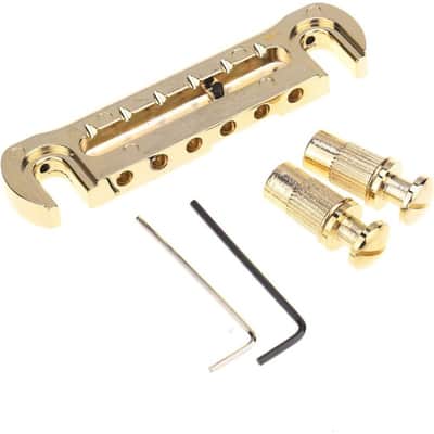Adjustable Intonated Wraparound Bridge Tailpiece for Les Paul Style Electric Guitar image 3