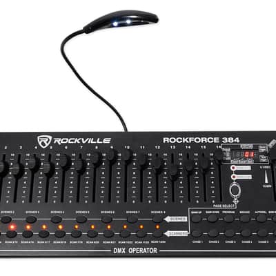 (2) Chauvet DJ Shocker Panel FX Blinder/Eye Candy Effect Lights+DMX Controller image 10