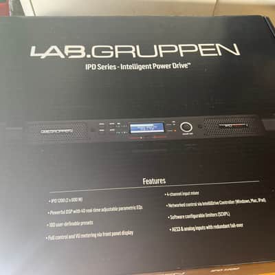 Lab Gruppen IPD 1200 2-Channel 1200-Watt Power Amplifier with DSP (UNIT #2) image 3