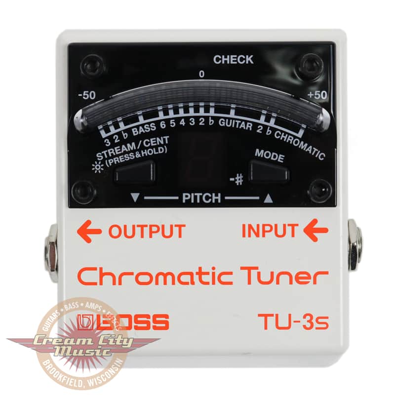Boss TU-3S Mini Chromatic Guitar/Bass Tuner Pedal image 1