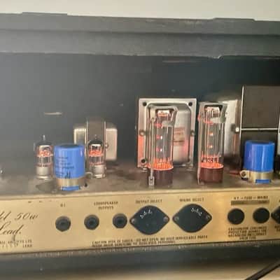 1985 Marshall JCM800 2204 50-Watt Guitar Amp Head & McKinley Ibanez TS9 PLUS image 17