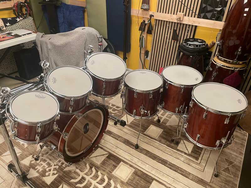 1980’s Era Vintage Tama Superstar Drum Set 8 Drums image 1