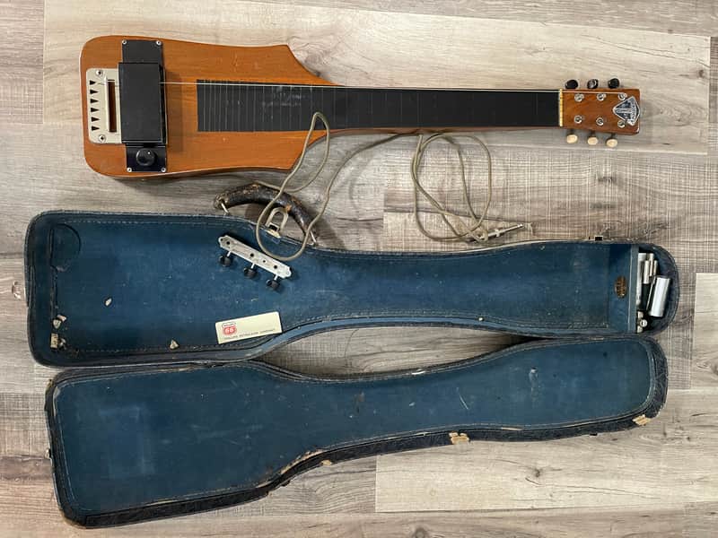 McKinney Lap Steel Guitar Supro Supreme Valco GEIB Challenge Chicago Lap Steel Guitar 1950 - Stain image 1