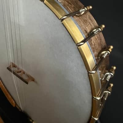 OME Alpha Open Back 5-String Banjo Natural Satin Finish w/ Gig Bag image 10