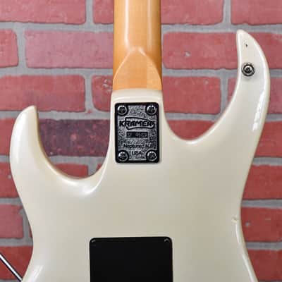 Kramer American Showster Metalist-II Pearl White 1989 w/OHSC image 9