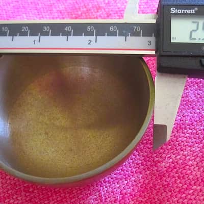 Japanese Rin Singing Bowl Cup Chime - Vintage image 3