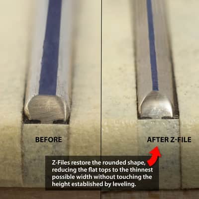 StewMac Z-File Guitar Fret Crowning File, Safe Edge Z-File - Fast Cutting 300-grit Diamond Abrasive image 3