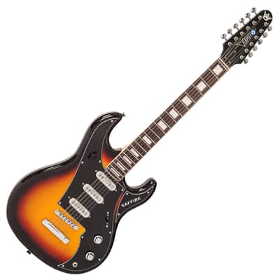 Rapier Saffire 12 String Electric Guitar ~ Sunburst image 1