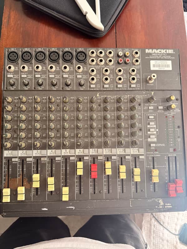 Mackie 1402-VLZ Pro 14-Channel Mic / Line Mixer 2000 - 2007 - Dark Gray image 1