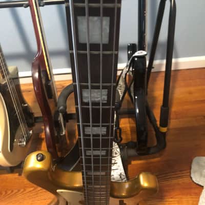 Dean  Eric Bass Signature Hillsboro In Rare Metallic Gold 2012 image 6