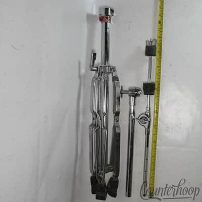 *Pearl Cosmic Percussion Boom Arm Cymbal Stand Double-Braced Tripod Chrome CP* image 6
