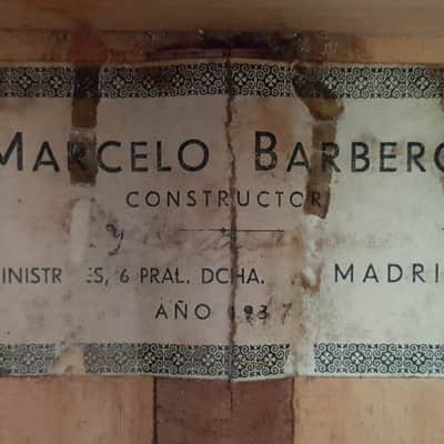 1947 Marcelo Barbero Rare Flamenco Guitar image 8