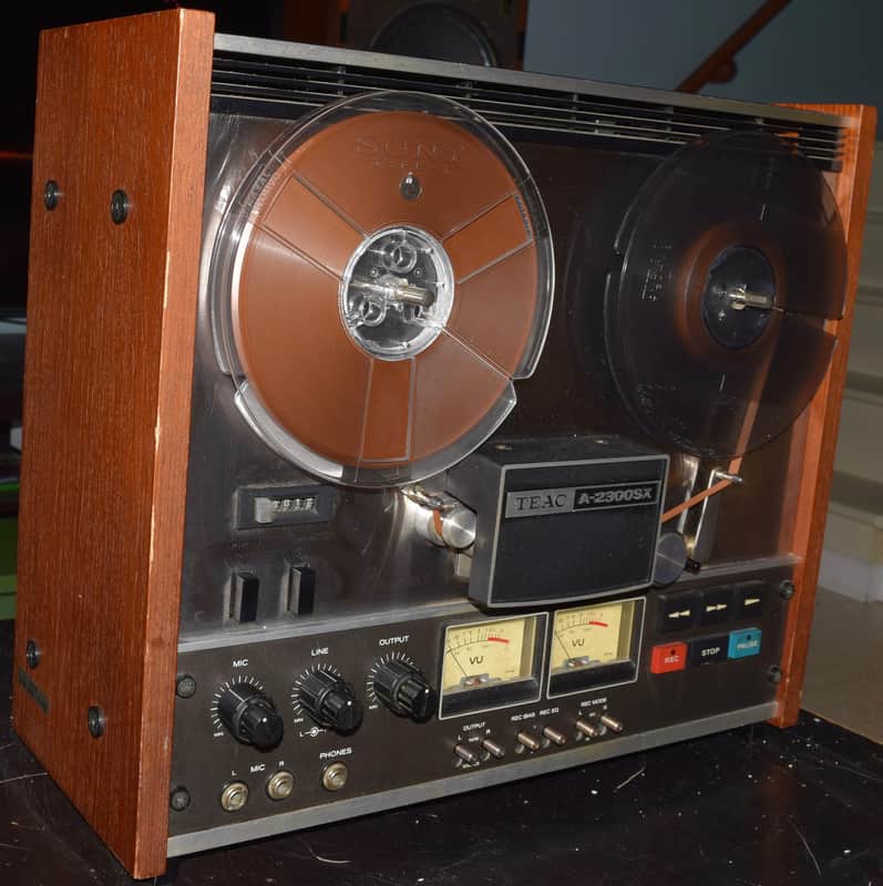 TEAC A-2300SX 1/4" 2-Track Reel to Reel Tape Recorder 1970s - Silver image 1