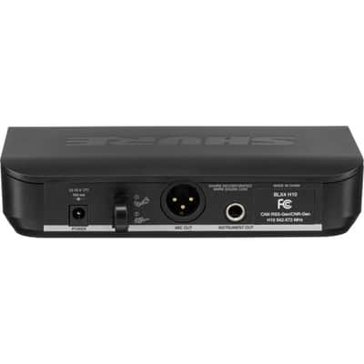 Shure BLX24/SM58 Wireless Handheld Microphone System with SM58 Capsule (H9: 512 to 542 MHz) image 7