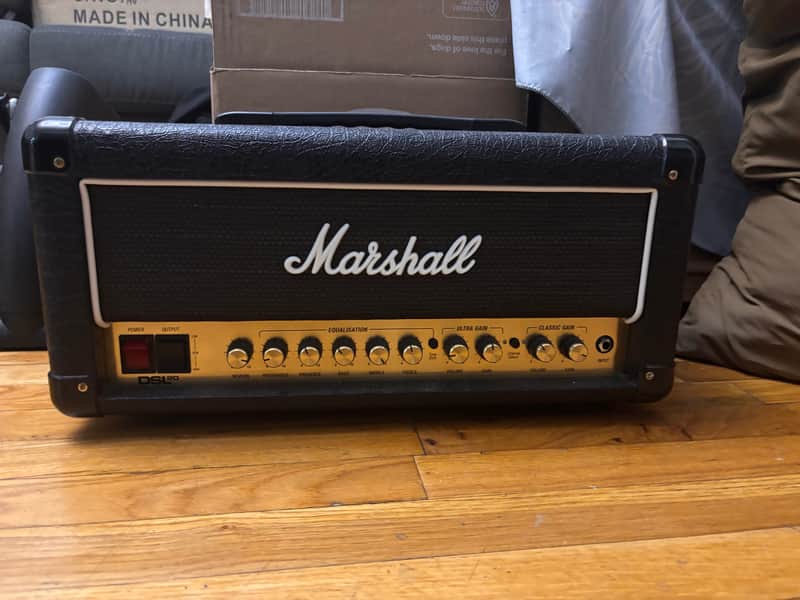 Marshall DSL20HR 2-Channel 20-Watt Guitar Amp Head 2018 - Present - Black image 1