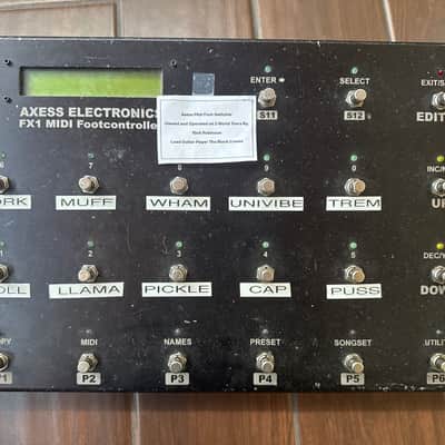 Axess electronics Fx1 midi footcontroller Rich Robinson Black Crowes image 1