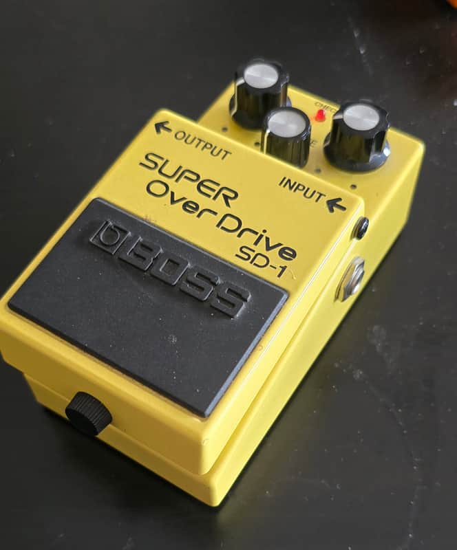 Boss SD-1 Super OverDrive (Silver Label) 1997 - Present - Yellow image 1
