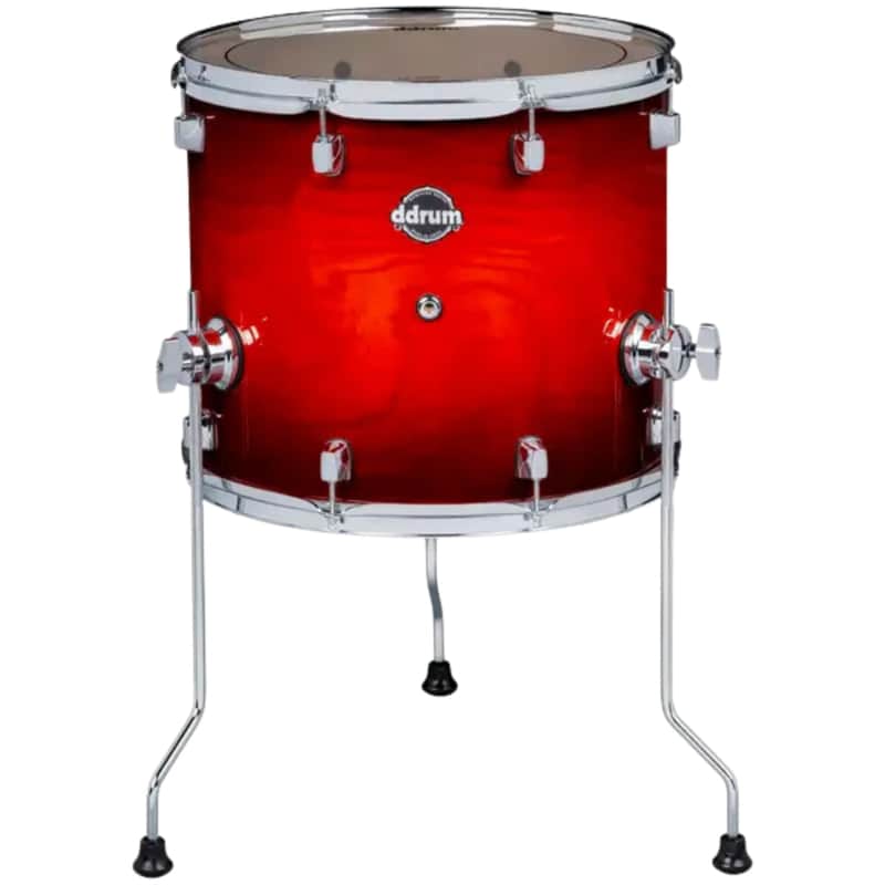 ddrum Dominion 16x18 Floor Tom Red Burst