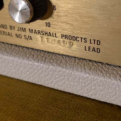 Marshall JCM800 Model 2205 1985 - White image 15