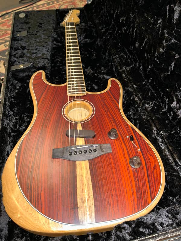 Fender Limited Edition American Acoustasonic Stratocaster 2020 - Exotic Ziricote