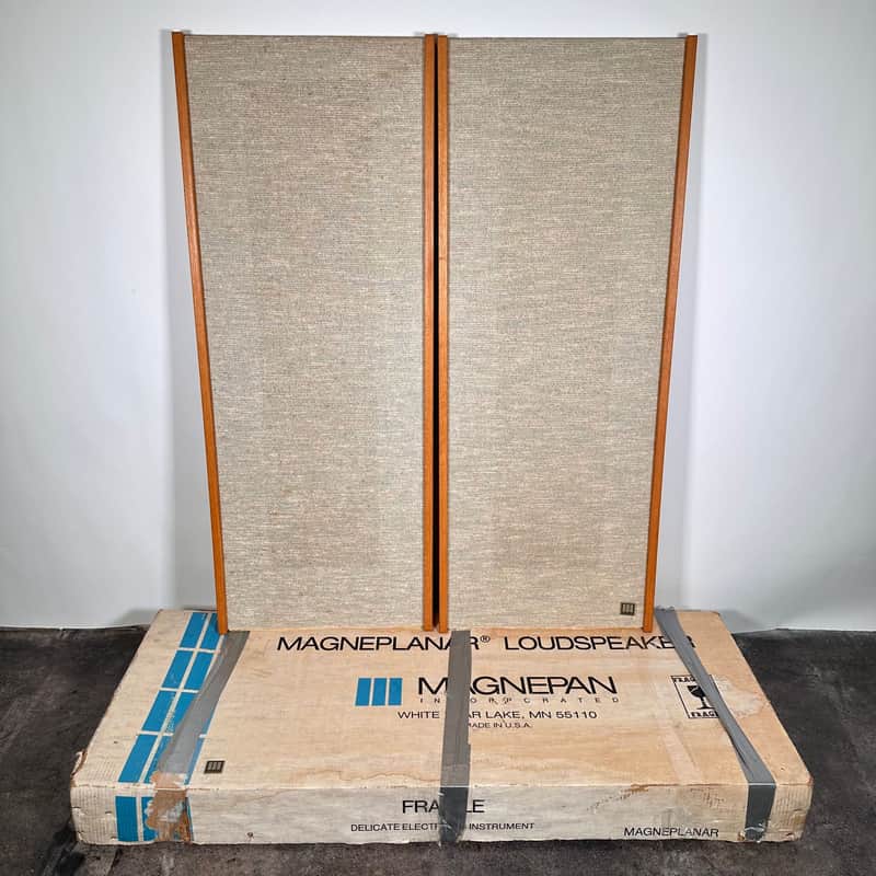 Vintage Magnepan Magneplanar Model SMGa Panel Speakers | Reverb