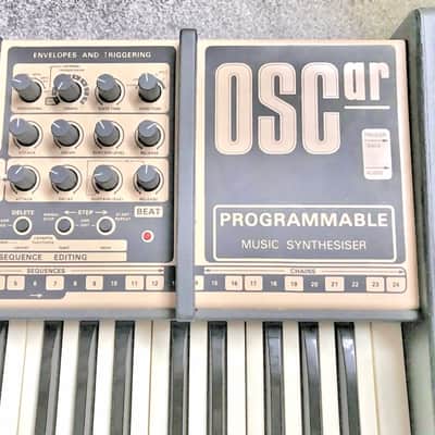 Oxford Oscar Programmable Mono Synthesizer 1980's - Black image 3