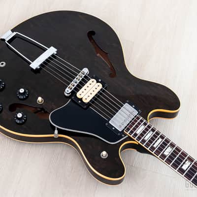 1979 Gibson ES-335 TDW Semi-Hollow Vintage Guitar Walnut, Tarback + DiMarzio Super Distortion, Case image 9
