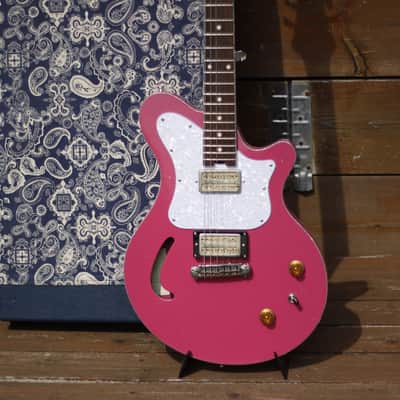 Perinetti Lancia Semi-Hollow - Pink Gold Sparkle image 17