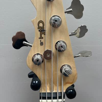 G&L USA JB5 LEFTY 5-String Electric Bass 2024 - Pearl Grey image 6