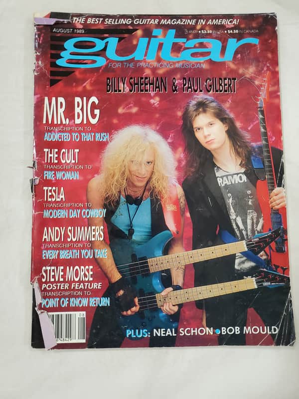 Guitar For The Practicing Musician Magazine Back Issue August 1989 image 1