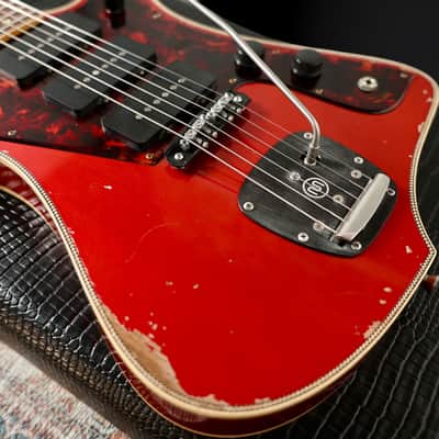 Castedosa El Halcón Baritone - 2025 - Aged, Trans Candy Apple Red. Ron Ellis JM Pickups. NEW, (Authorized Dealer) - image 8